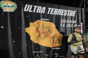 Photo prise avant le départ de l'ultra terrestre 2026