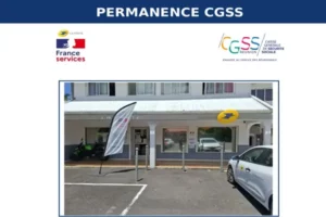 permanence de la cgss a la poste- photo de l'agence postale de saint philippe