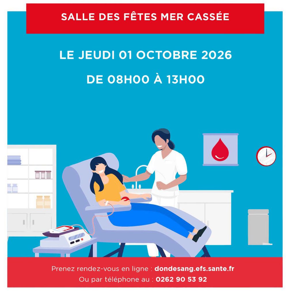 illustration - don du sang du 09 octobre à la salle de la Mer Cassée