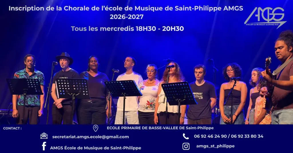 Photo d'illustration montrant la chorale de l'AMGS sur scène