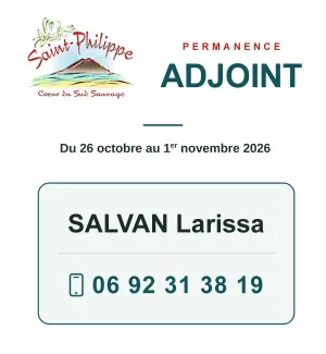 Adjoint de permanence du 26 octobre au 01 novembre 2026