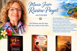 ortrait de Marie Josée Rivière-Payet, auteure Saint-Philippoise